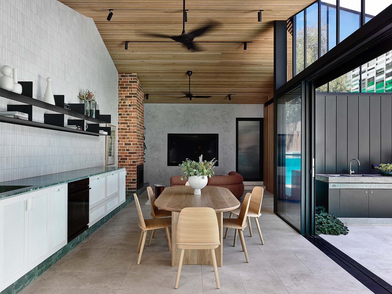 Laneway Terrace Interior Design Jackson Clements Burrows
